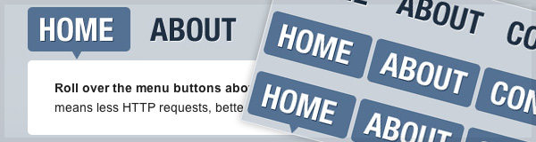 How to Make a CSS Sprite Powered Menu