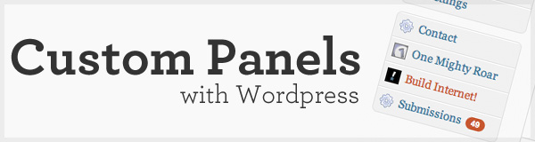 Create Custom Option Panels with WordPress 2.9